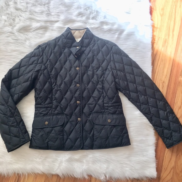Eddie Bauer Navy Blue Quilted Jacket 